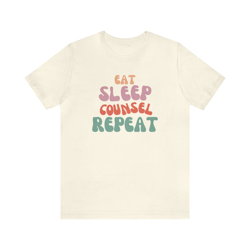 Eat Sleep Counsel Repeat T-Shirt